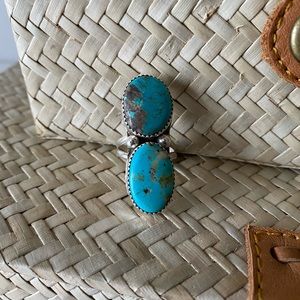 Sterling Silver & Royston Turquoise Ring